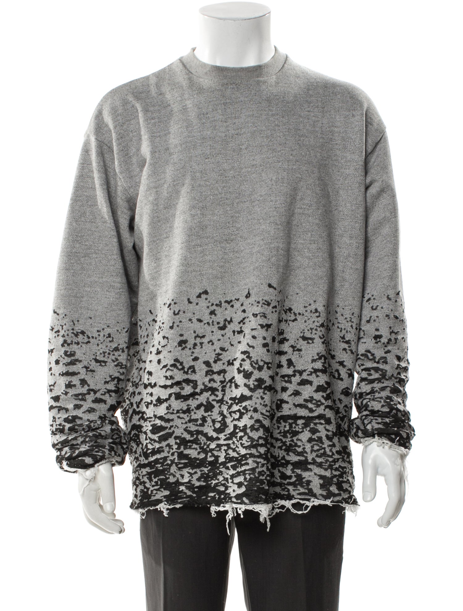 John Elliott Printed Mock Neck Pullover