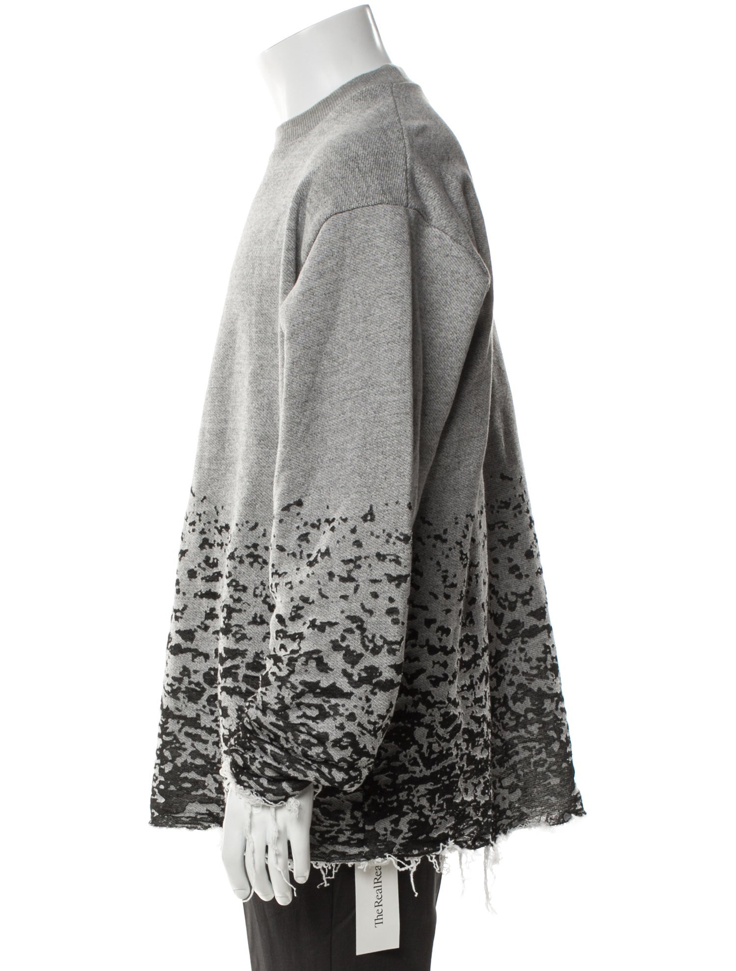 John Elliott Printed Mock Neck Pullover