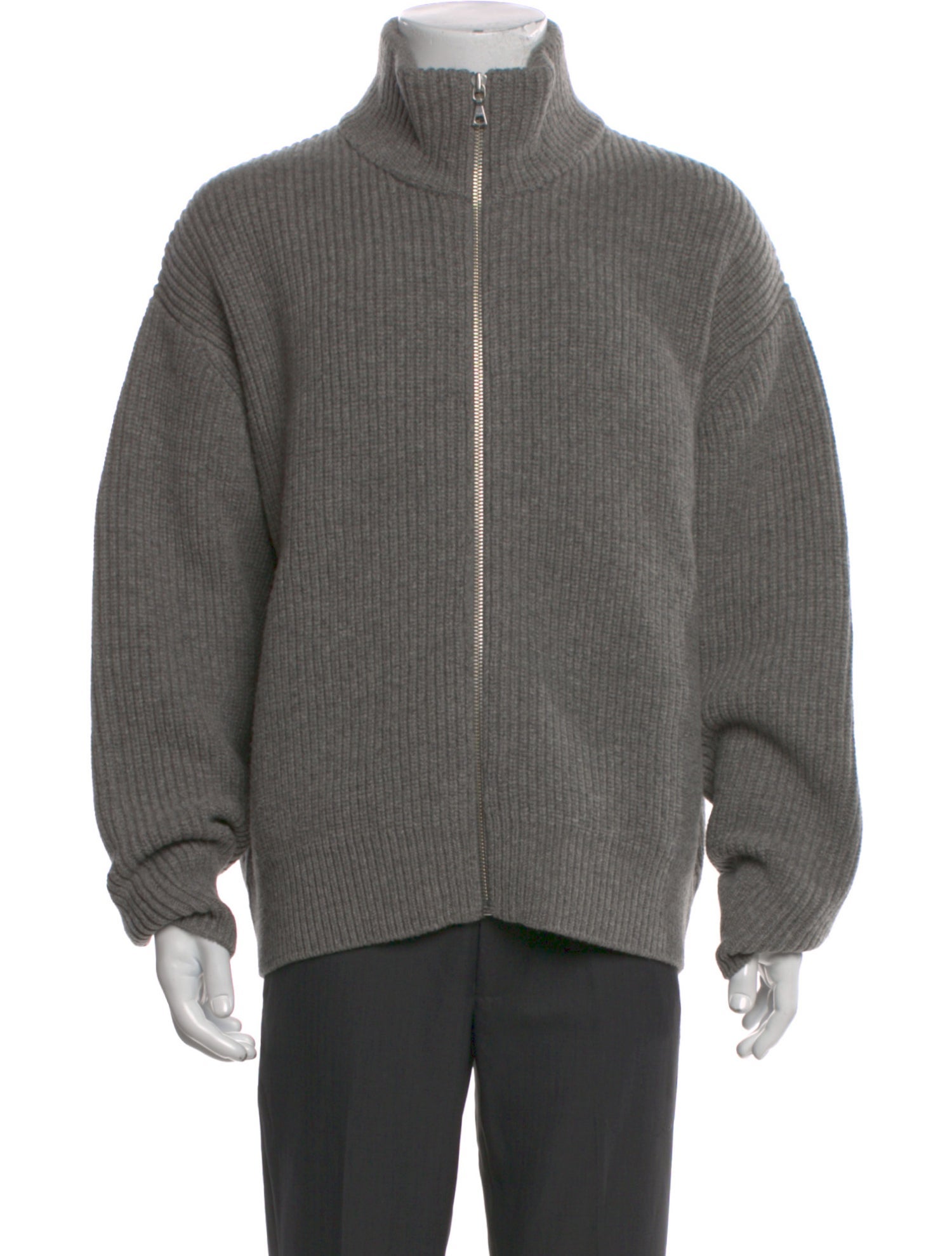 John Elliott Wool Mock Neck Cardigan w/ Tags