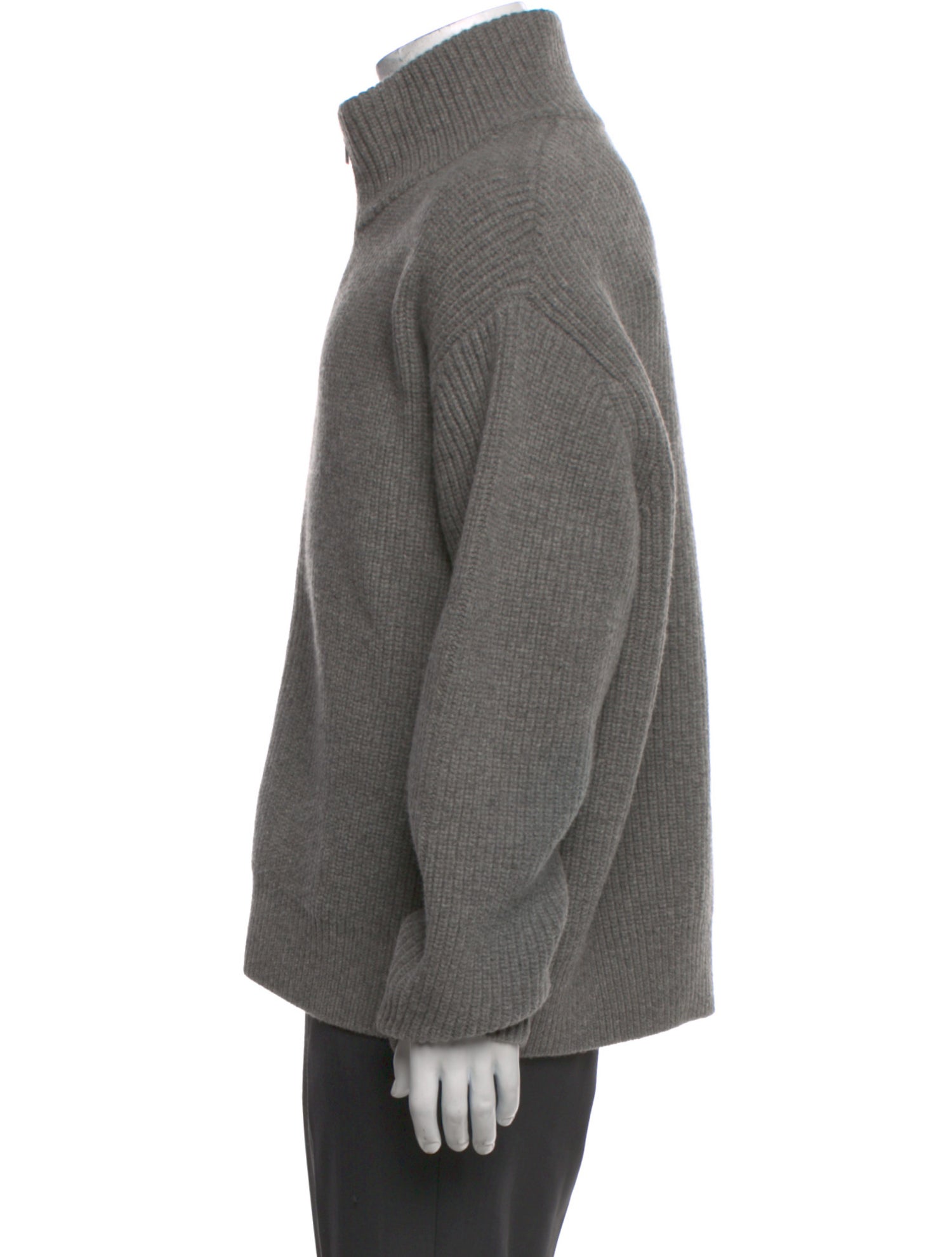 John Elliott Wool Mock Neck Cardigan w/ Tags