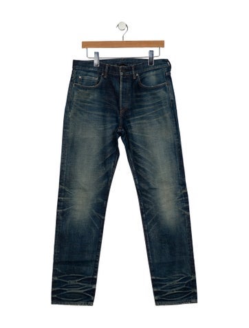 Pre-owned John Elliott Skinny Jeans In Blue