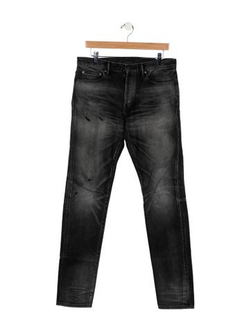 Pre-owned John Elliott Skinny Jeans In Gray