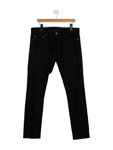 Pre-owned John Elliott Skinny Jeans In Black