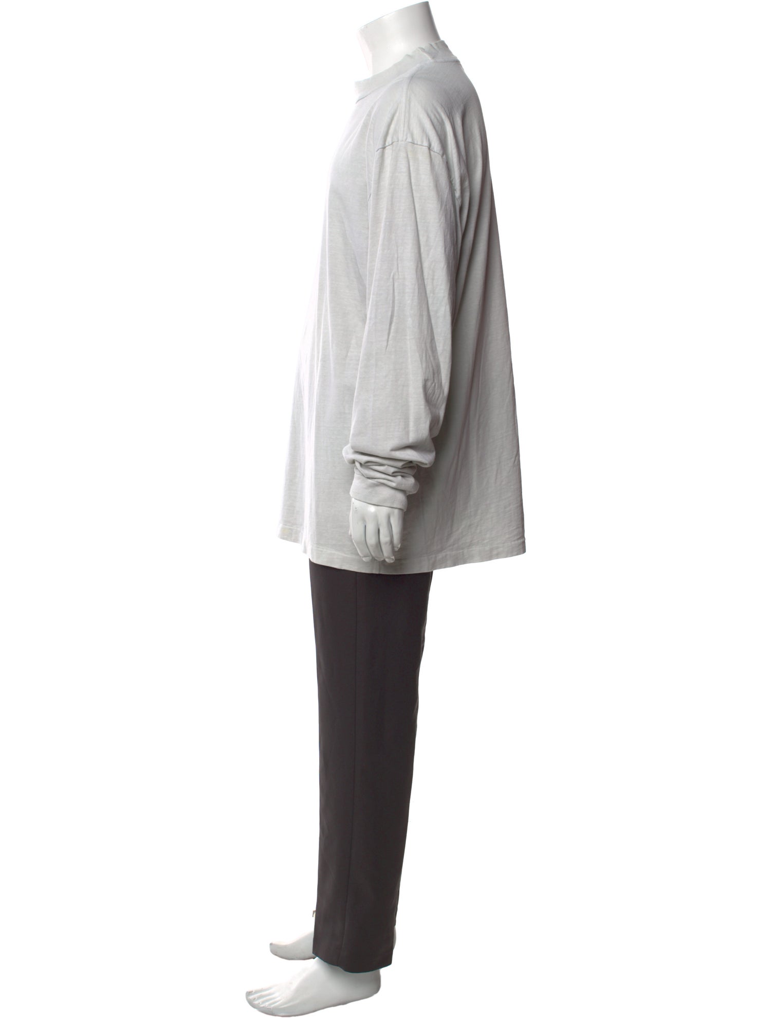 John Elliott Mock Neck Long Sleeve Pullover