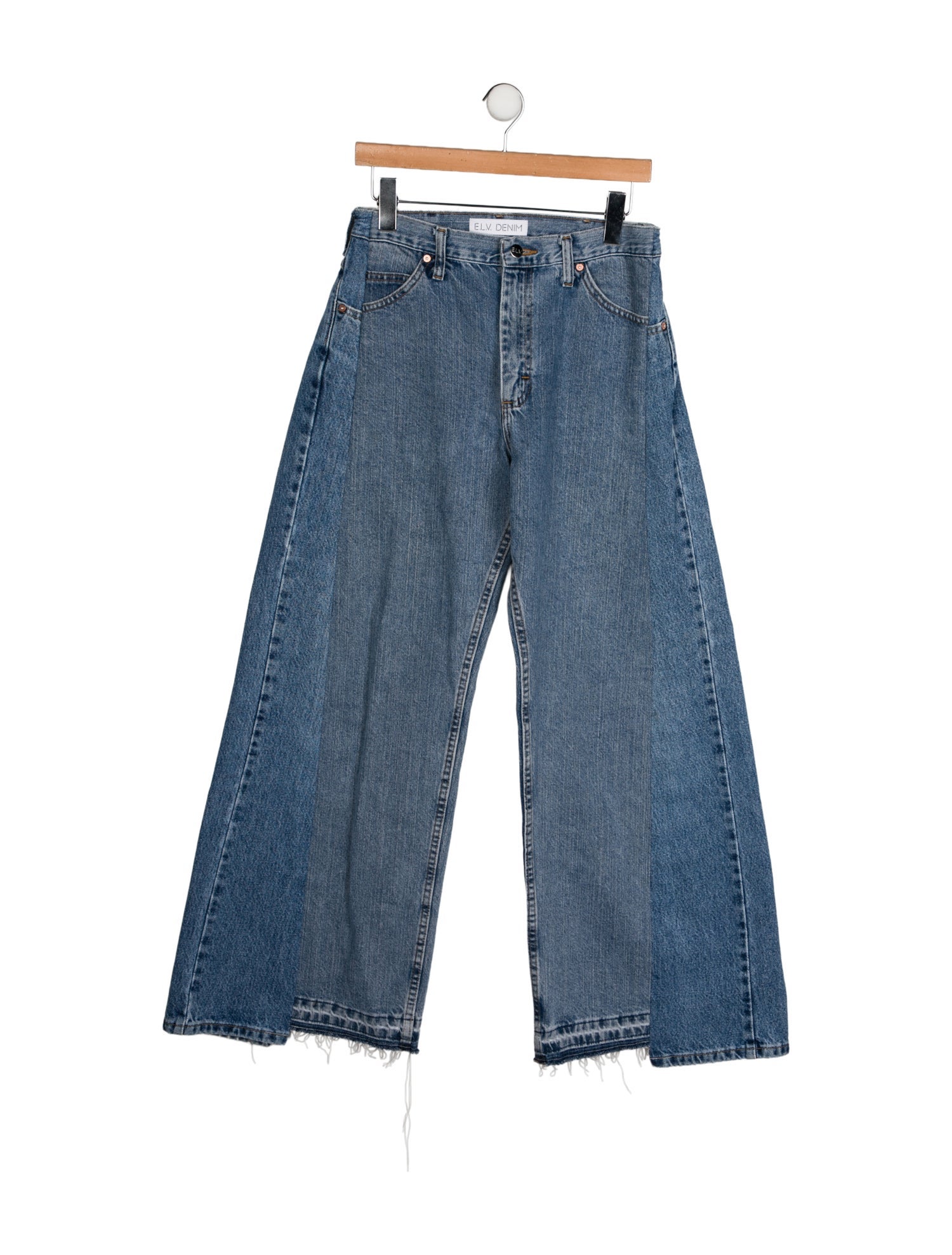 E.L.V. Denim High-Rise Wide Leg Jeans