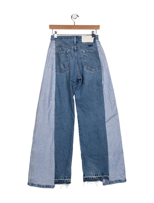 E.L.V. Denim Mid-Rise Wide Leg Jeans