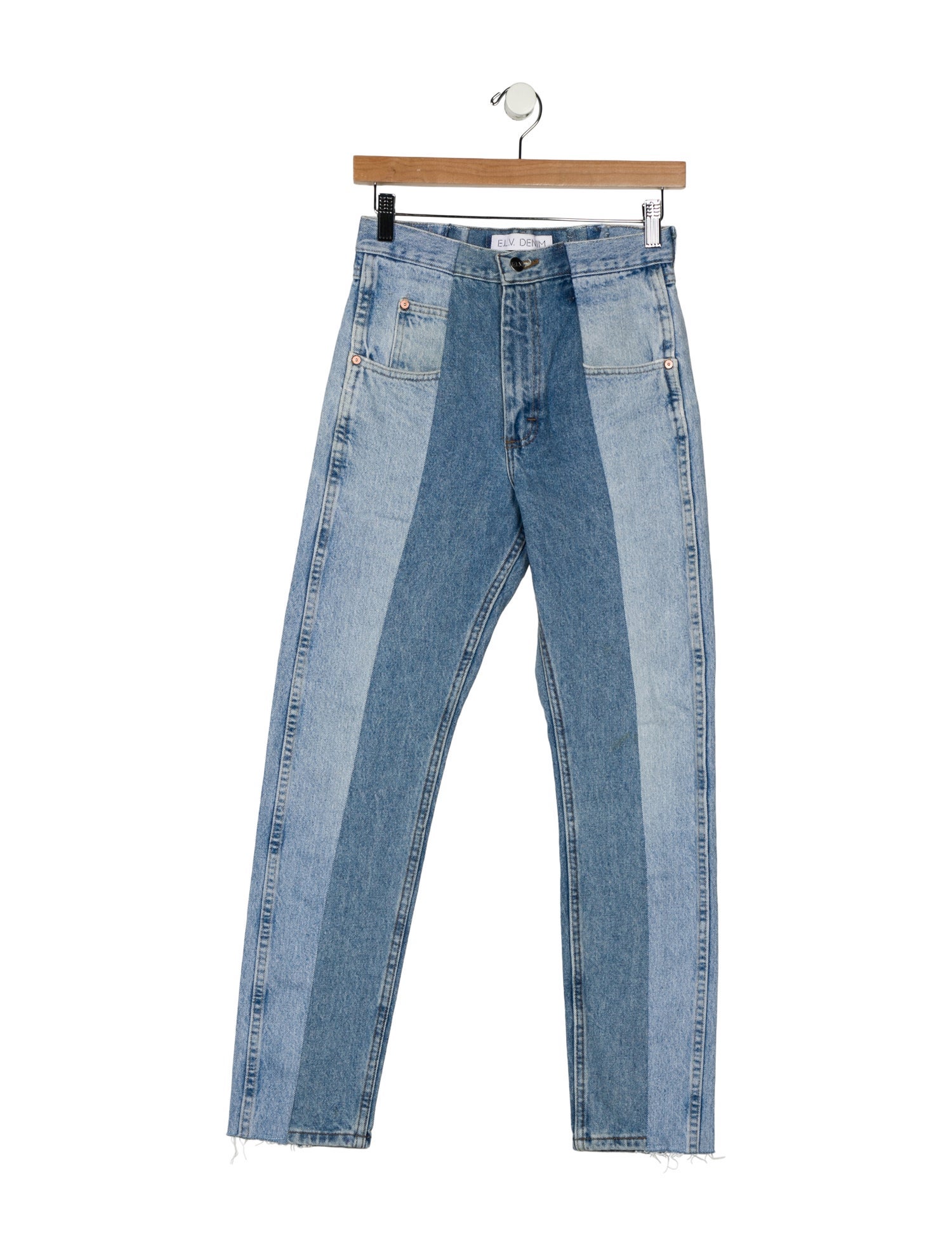 E.L.V. Denim High-Rise Wide Leg Jeans