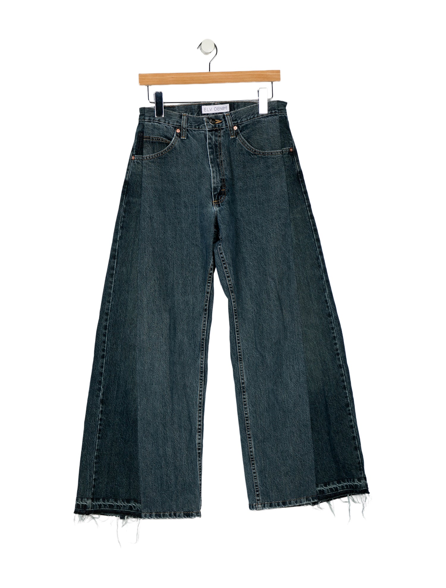 E.L.V. Denim High-Rise Wide Leg Jeans