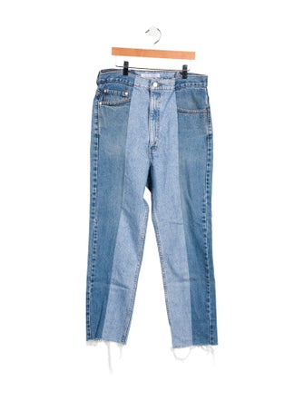 E.L.V. Denim High-Rise Straight Leg Jeans