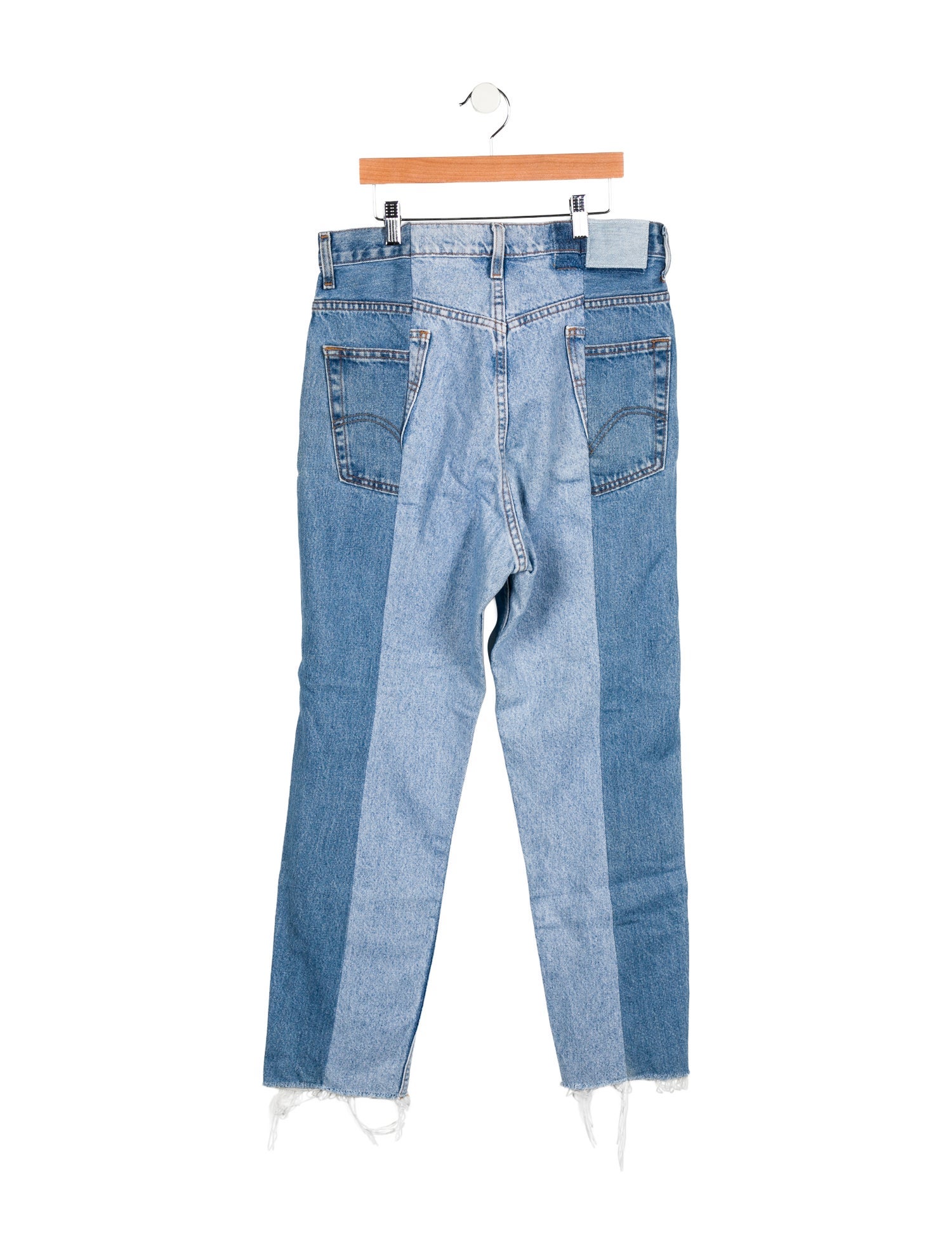 E.L.V. Denim High-Rise Straight Leg Jeans
