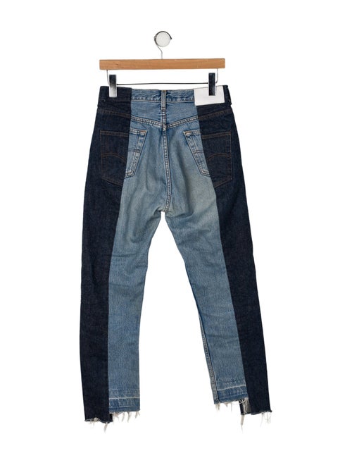 E.L.V. Denim High-Rise Straight Leg Jeans