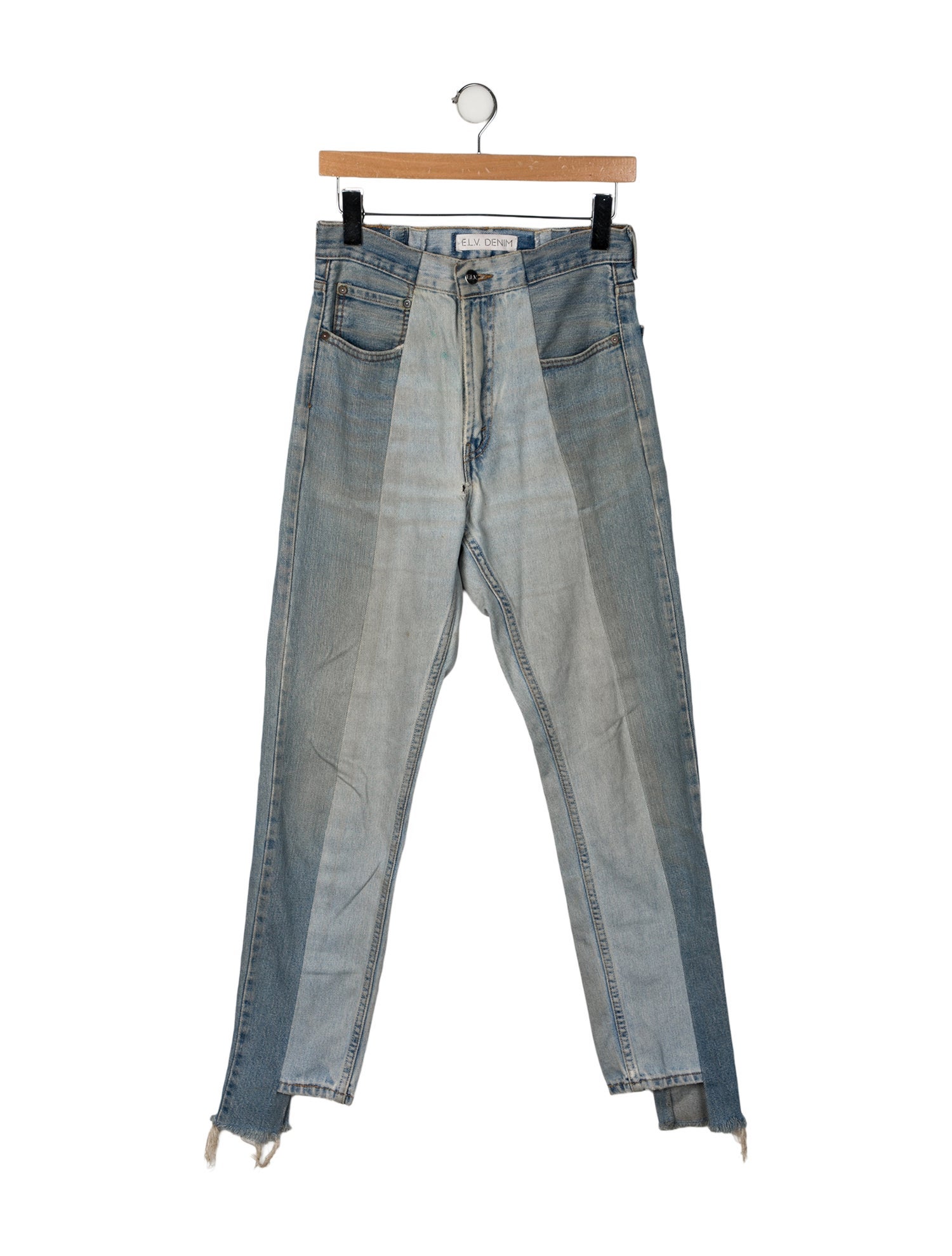 E.L.V. Denim High-Rise Straight Leg Jeans