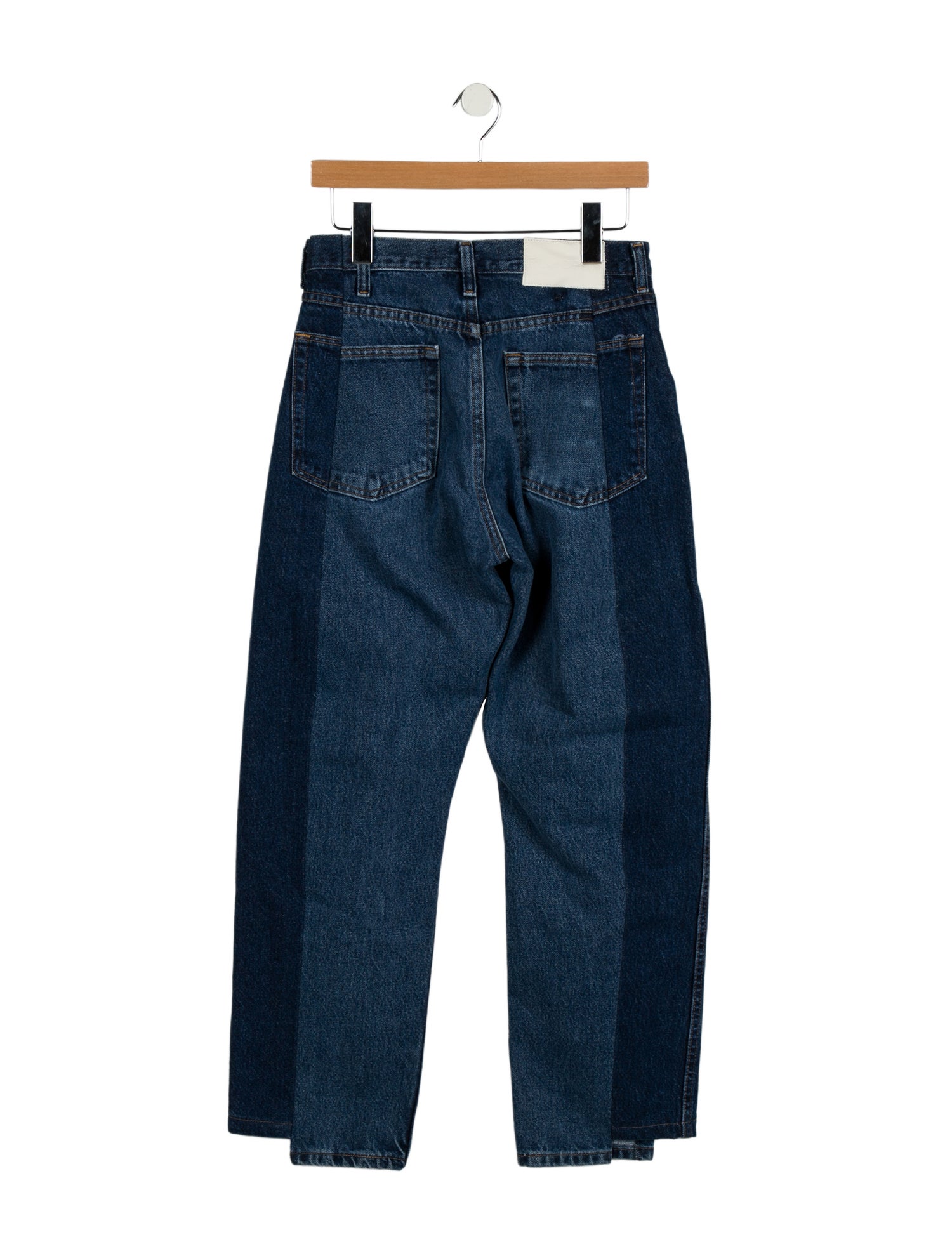 E.L.V. Denim High-Rise Straight Leg Jeans