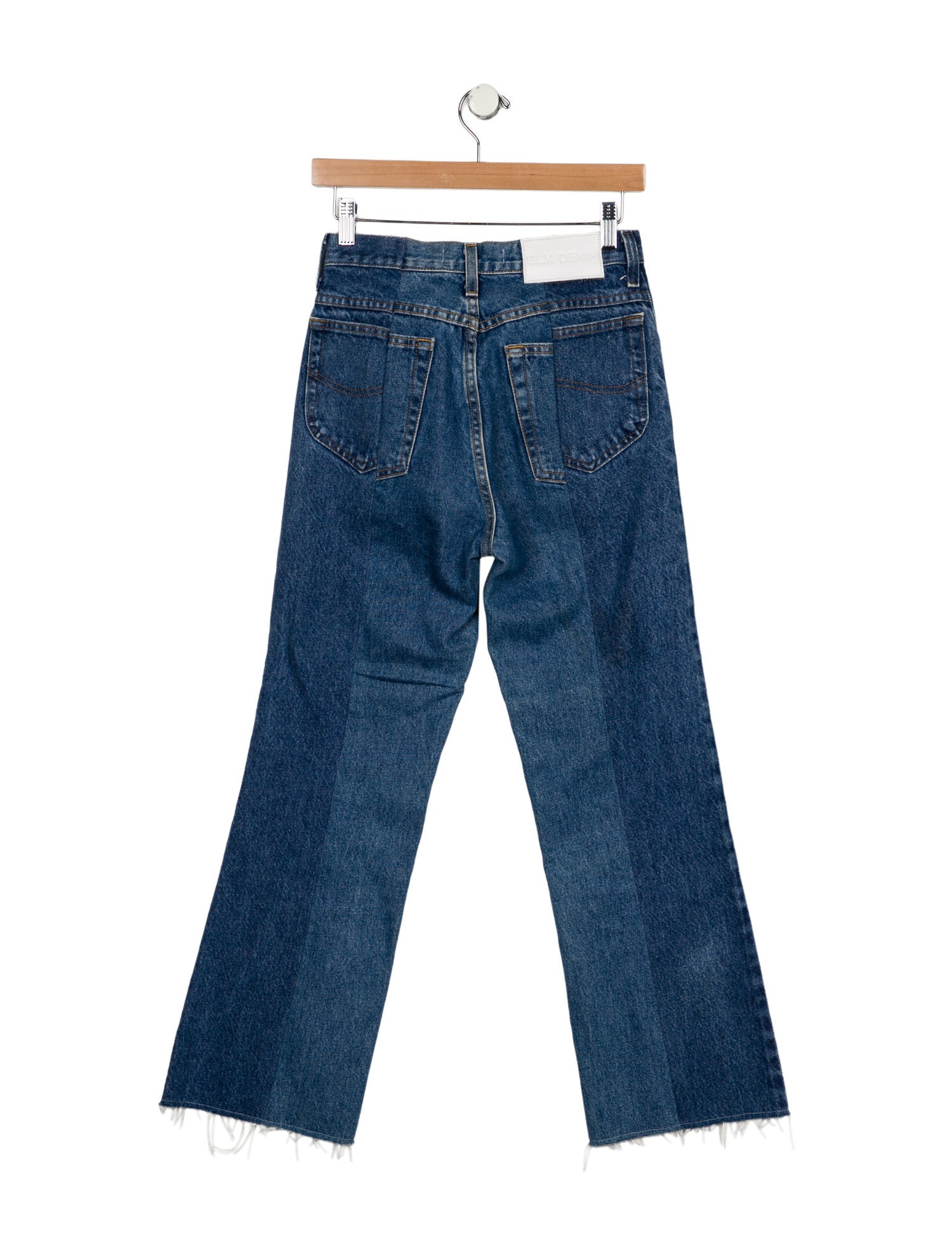 E.L.V. Denim High-Rise Straight Leg Jeans