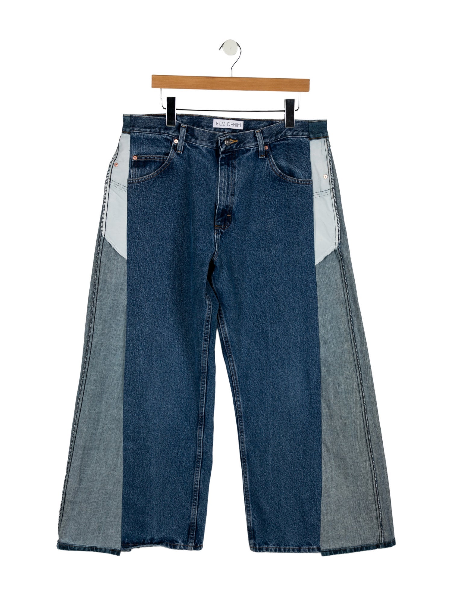 E.L.V. Denim High-Rise Wide Leg Jeans w/ Tags