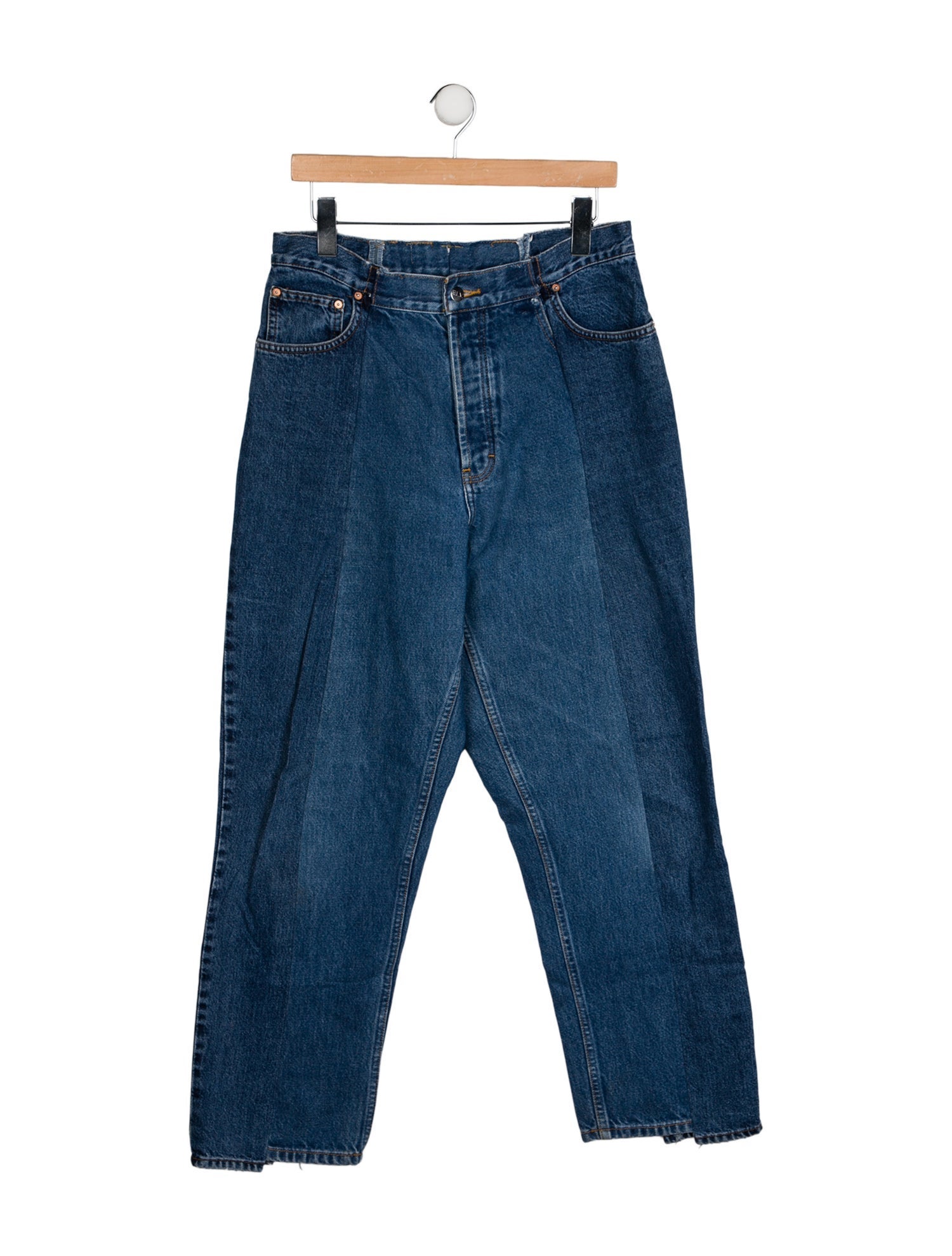 E.L.V. Denim High-Rise Straight Leg Jeans