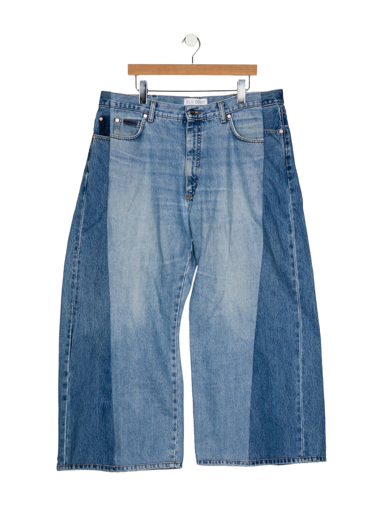 E.L.V. Denim High-Rise Wide Leg Jeans