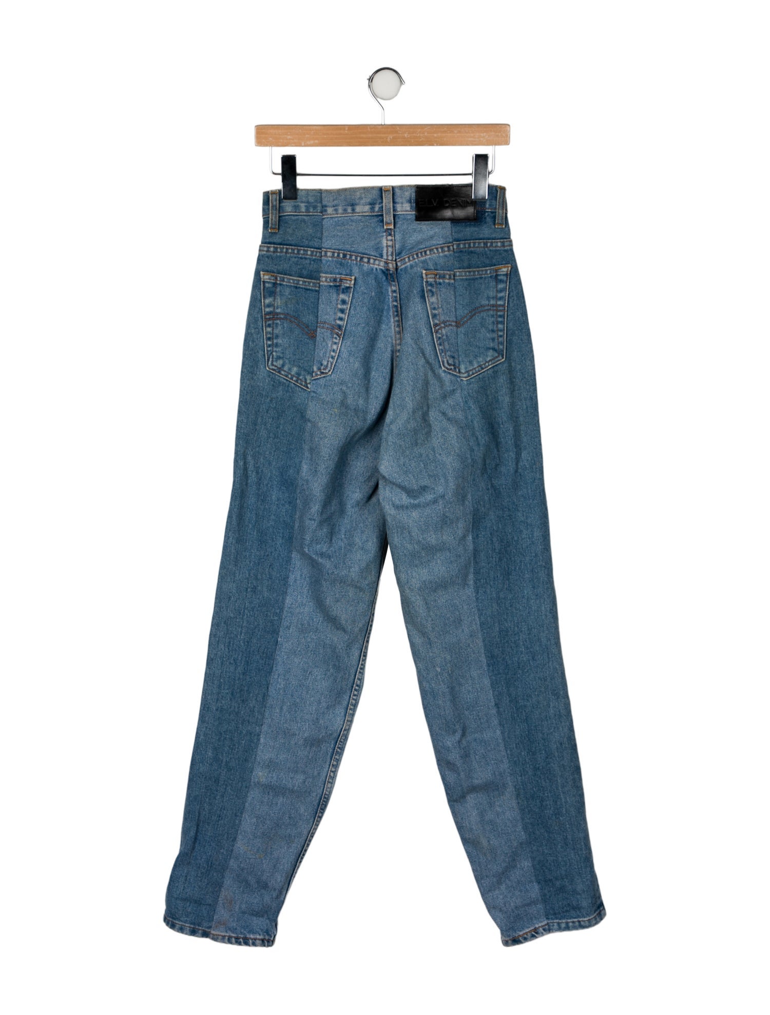 E.L.V. Denim High-Rise Straight Leg Jeans