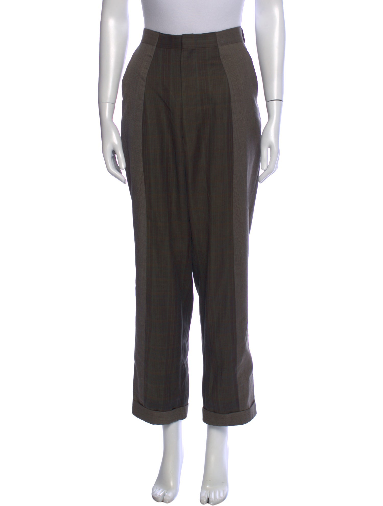 E.L.V. Denim Wool Straight Leg Pants