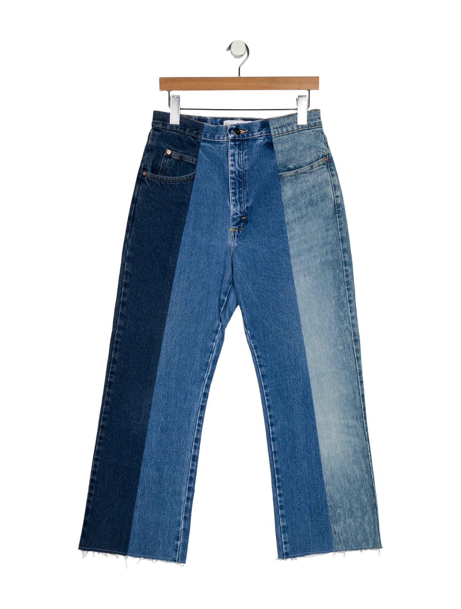 E.L.V. Denim High-Rise Wide Leg Jeans