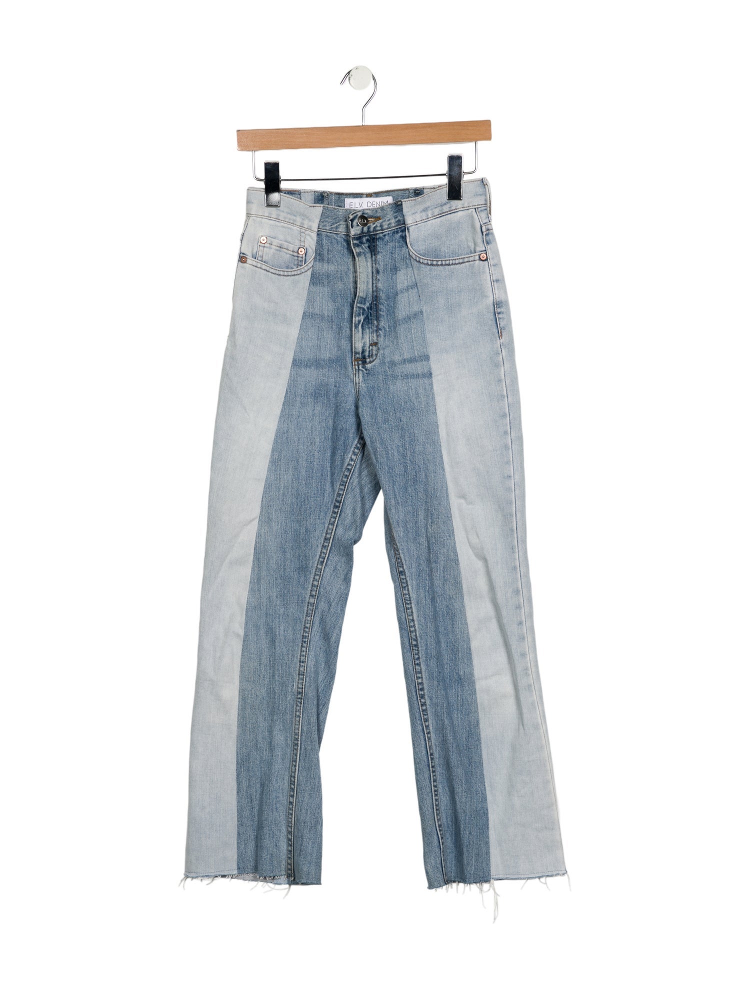 E.L.V. Denim High-Rise Wide Leg Jeans