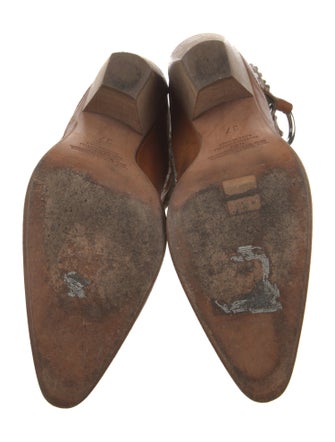 El Vaquero Leather Whipstitch Trim Lace-Up Boots