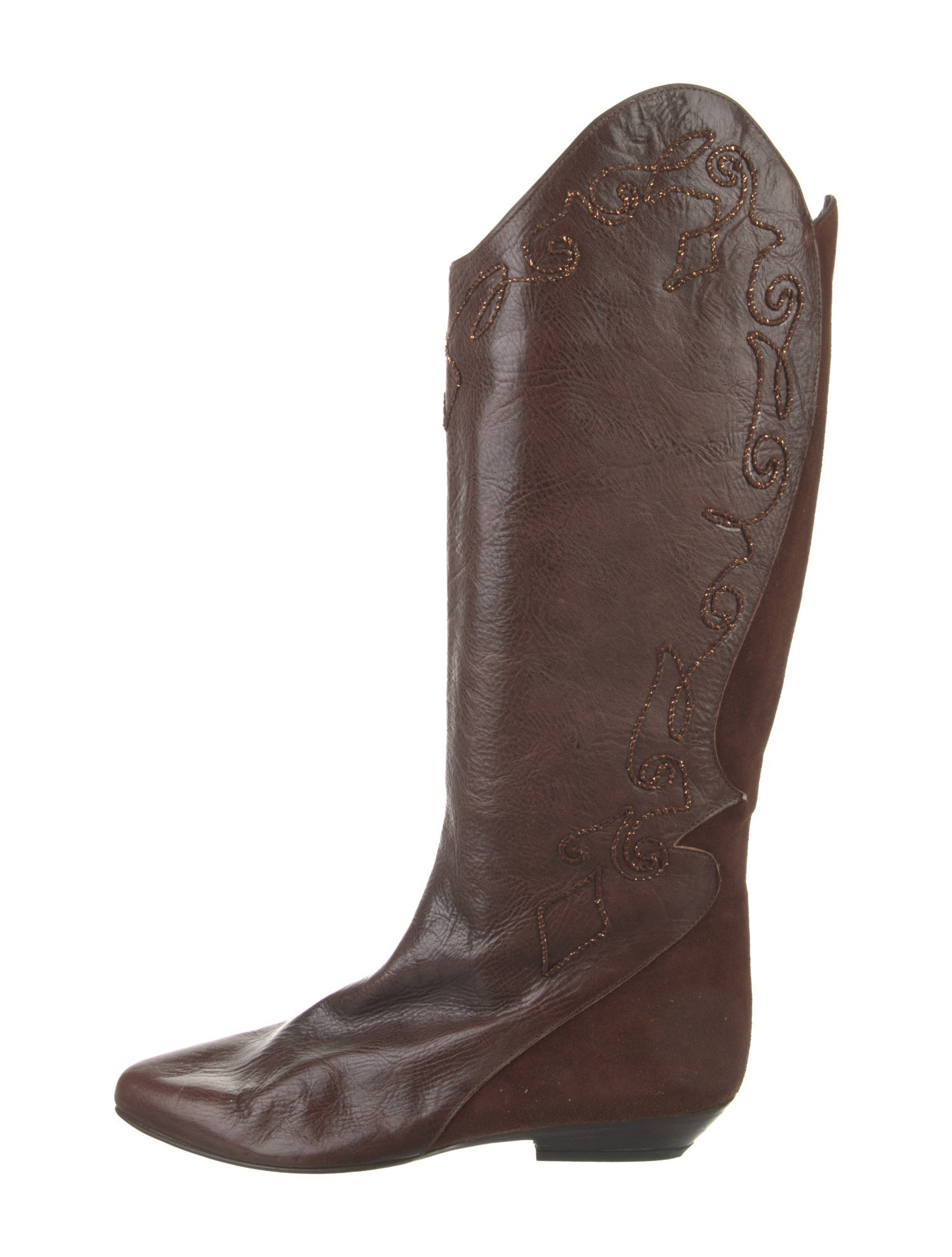 El Vaquero Leather Riding Boots