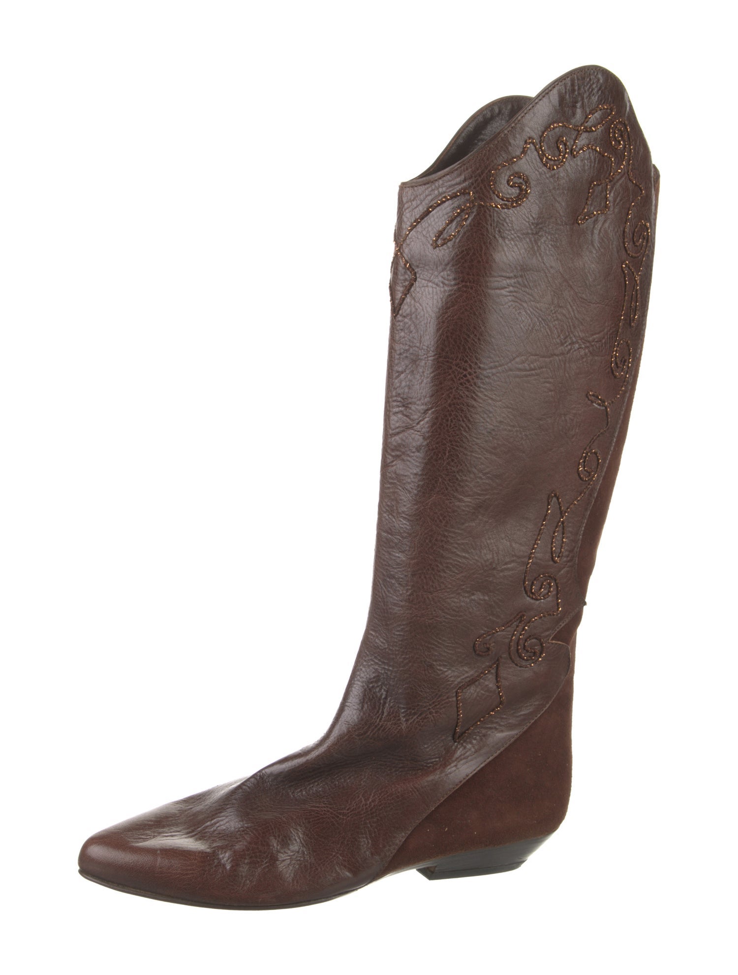 El Vaquero Leather Riding Boots