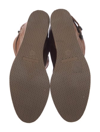 El Vaquero Leather Lace-Up Boots