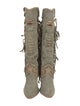 El Vaquero Suede Western Boots