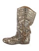 El Vaquero Leather Crystal Embellishments Boots