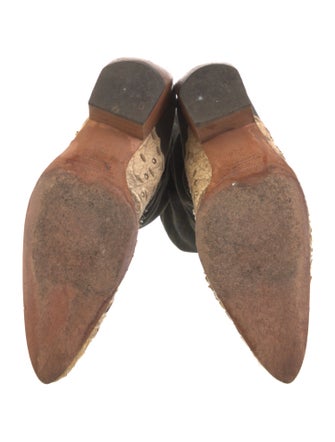 El Vaquero Python Colorblock Pattern Western Boots