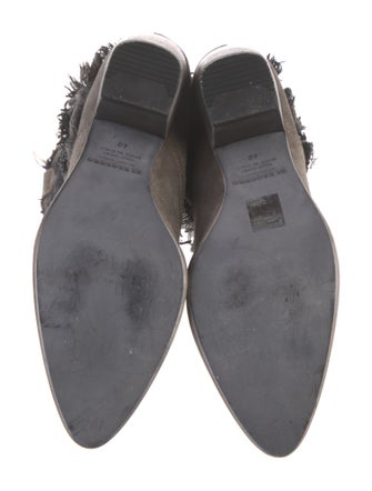 El Vaquero Suede Distressed Accents Riding Boots