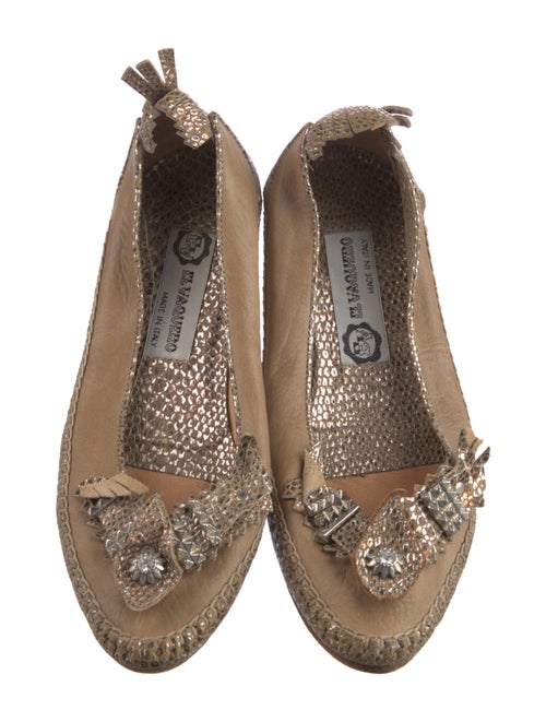 El Vaquero Leather Ballet Flats