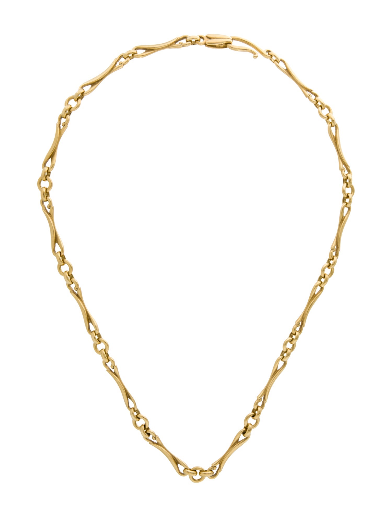 Elizabeth Rand 18K Chain Collar Necklace