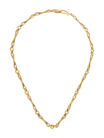 Elizabeth Rand 18K Chain Collar Necklace