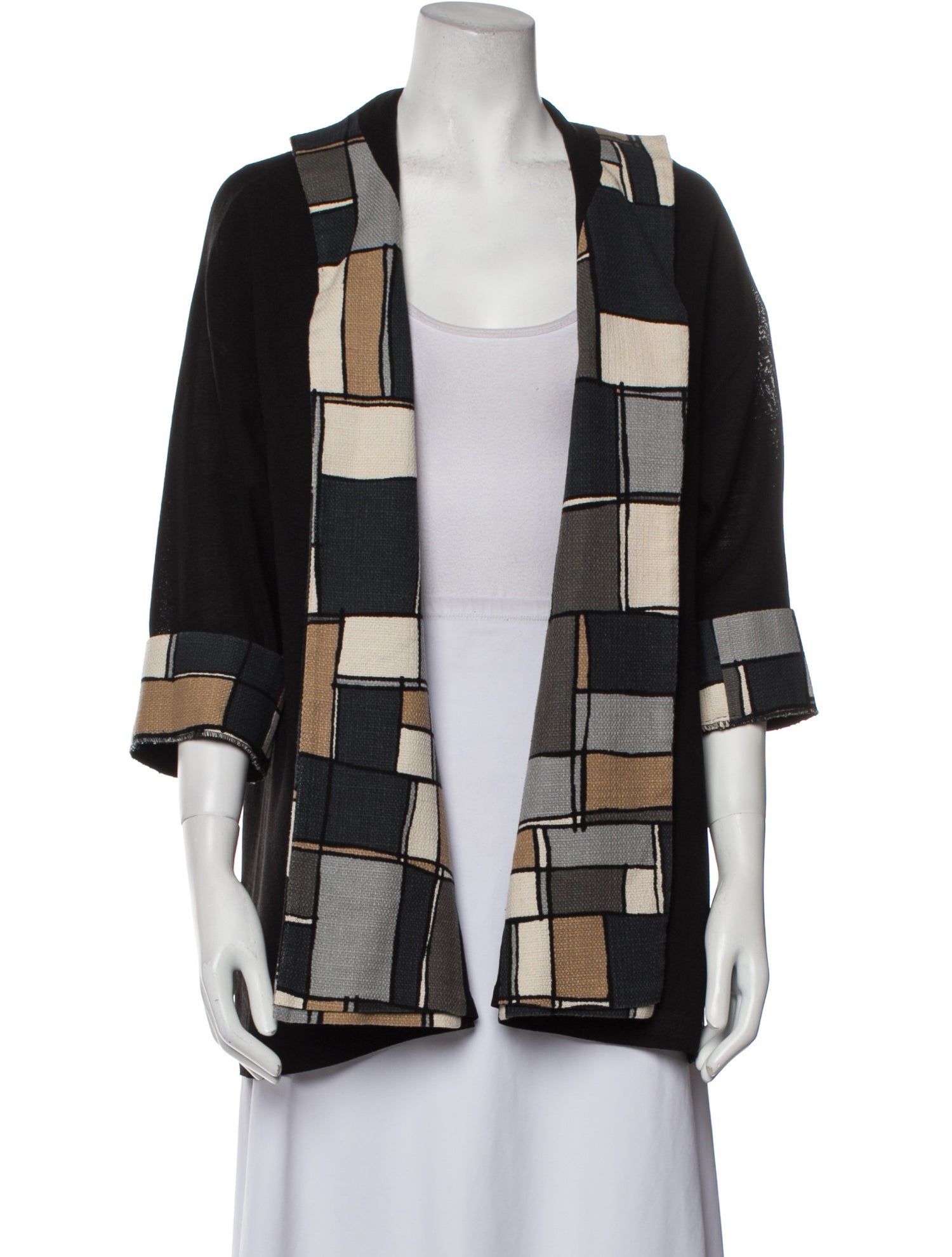 EMMELLE Striped V-Neck Sweater