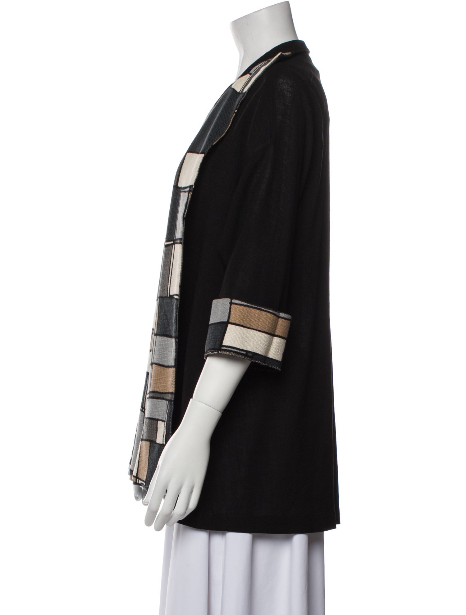 EMMELLE Striped V-Neck Sweater