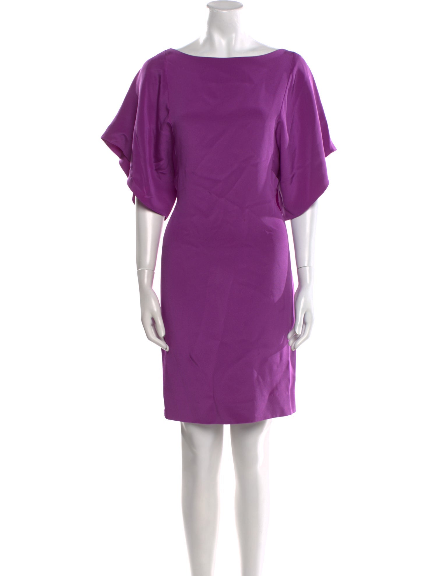 EMMELLE Bateau Neckline Knee-Length Dress