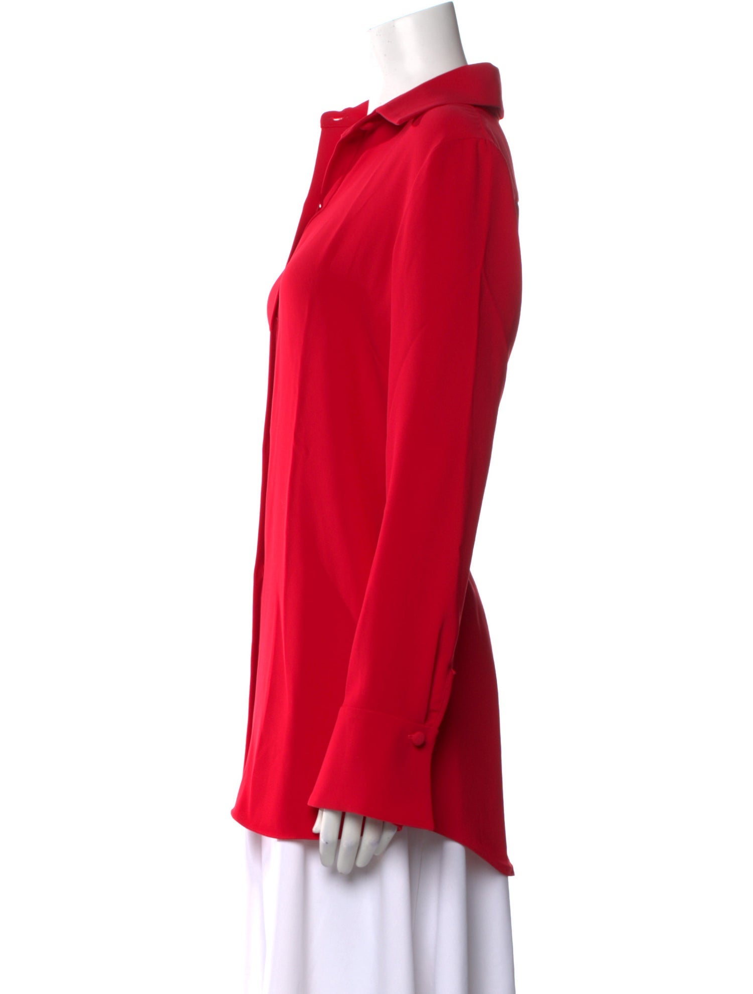 EMMELLE Long Sleeve Button-Up Top