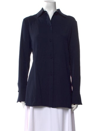 EMMELLE Long Sleeve Button-Up Top