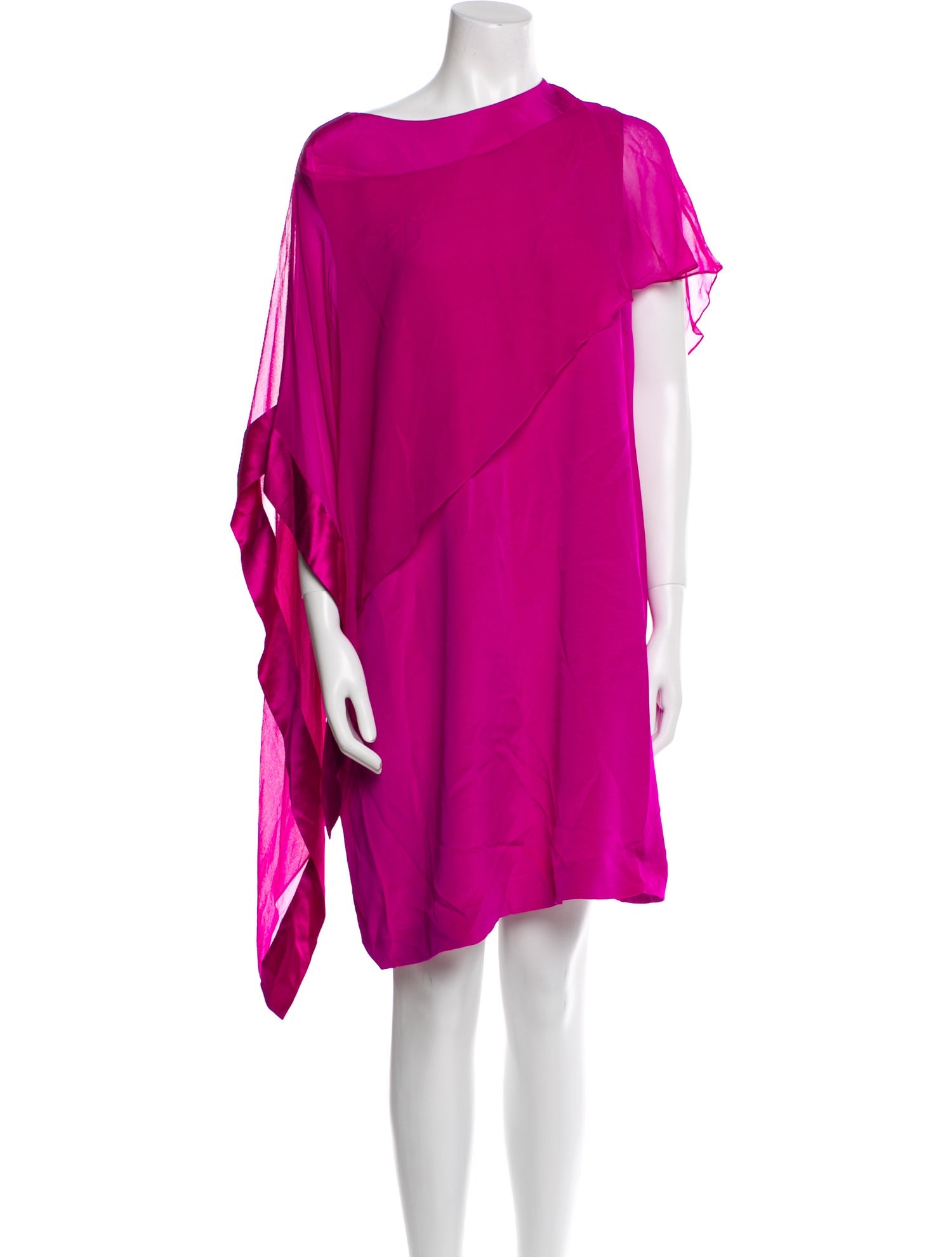 EMMELLE Bateau Neckline Mini Dress