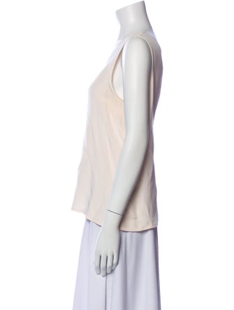 EMMELLE Silk Scoop Neck Top