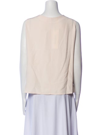 EMMELLE Silk Scoop Neck Top