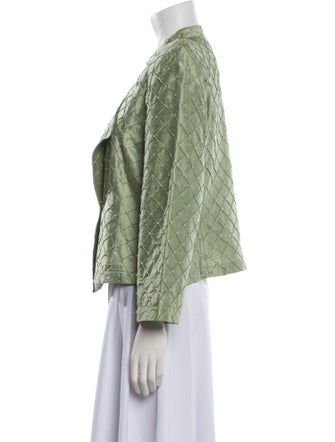 EMMELLE Silk Tweed Pattern Evening Jacket