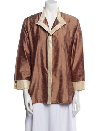 EMMELLE Silk Striped Jacket