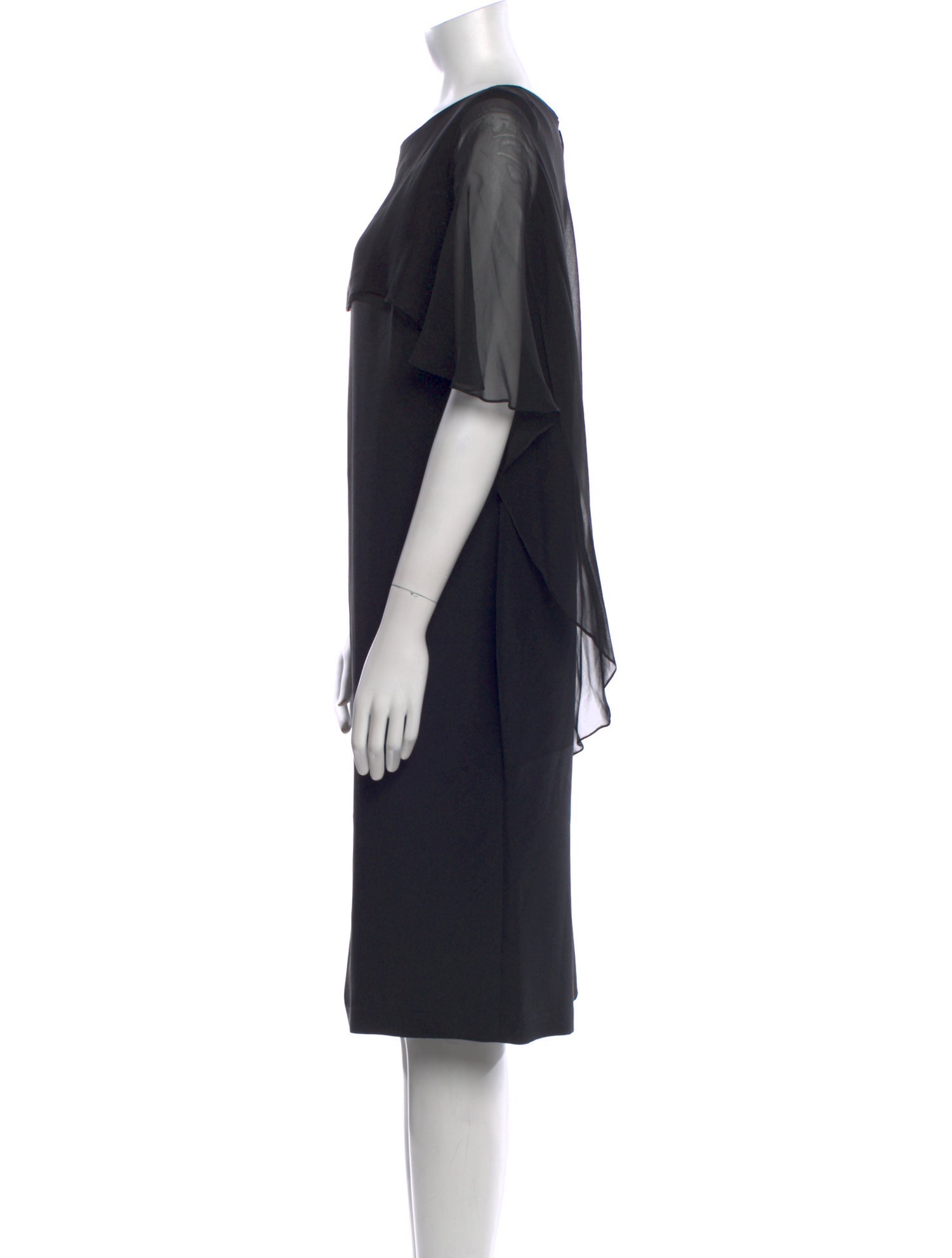 EMMELLE Silk Knee-Length Dress