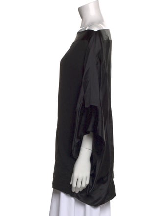 EMMELLE Silk Bateau Neckline Tunic