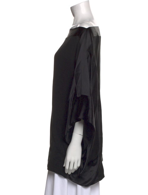 EMMELLE Silk Bateau Neckline Tunic