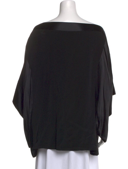 EMMELLE Silk Bateau Neckline Tunic